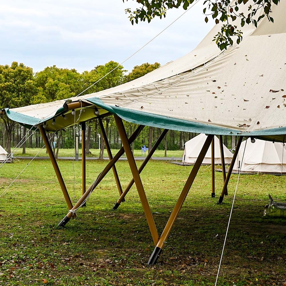 Wedding Events Party Round Dome Tent Luxury Waterproof Geodesic Diameter 5-15m Glamping Outdoor 4 Seasons Indian Tipi Tent