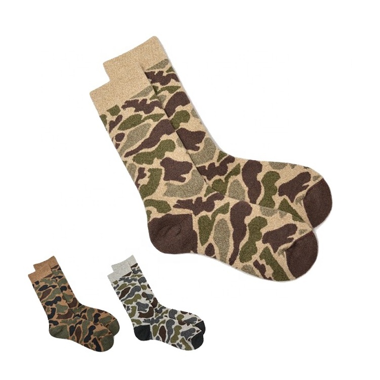 New mold cotton sock thick camouflage socks men's socks