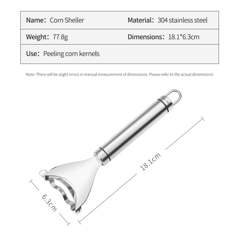 Fruit and Vegetable Tools Manual Stainless Steel Corn Stripper Remover Machine Corn Peeler