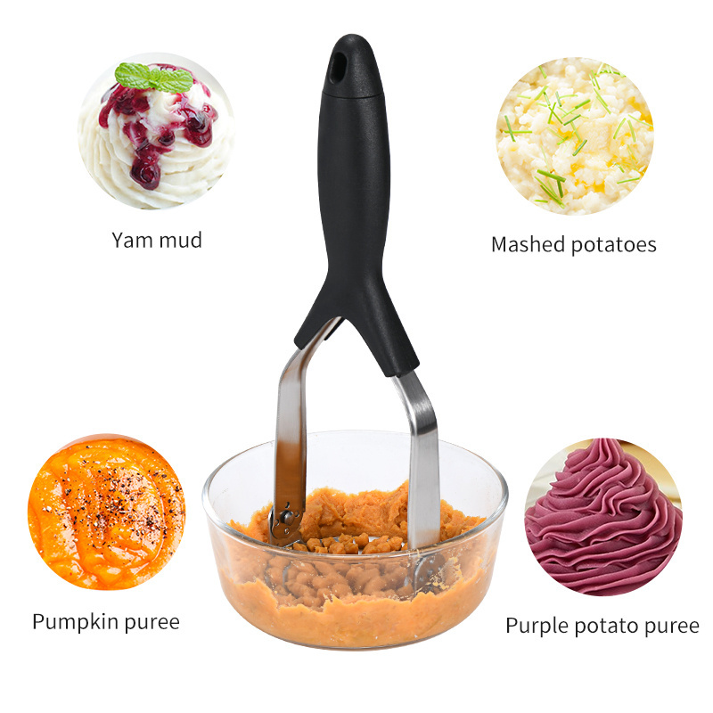 Low Price Kitchen Tools Potato Masher Vegetable Fruit Tools With Plastic Handle