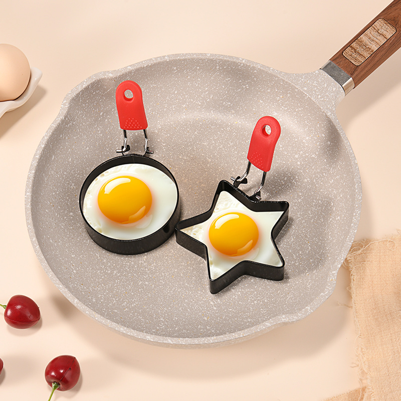 Cooking useful tool multi shape non-stick egg pancake mold egg frying mold carbon steel fried egg mold