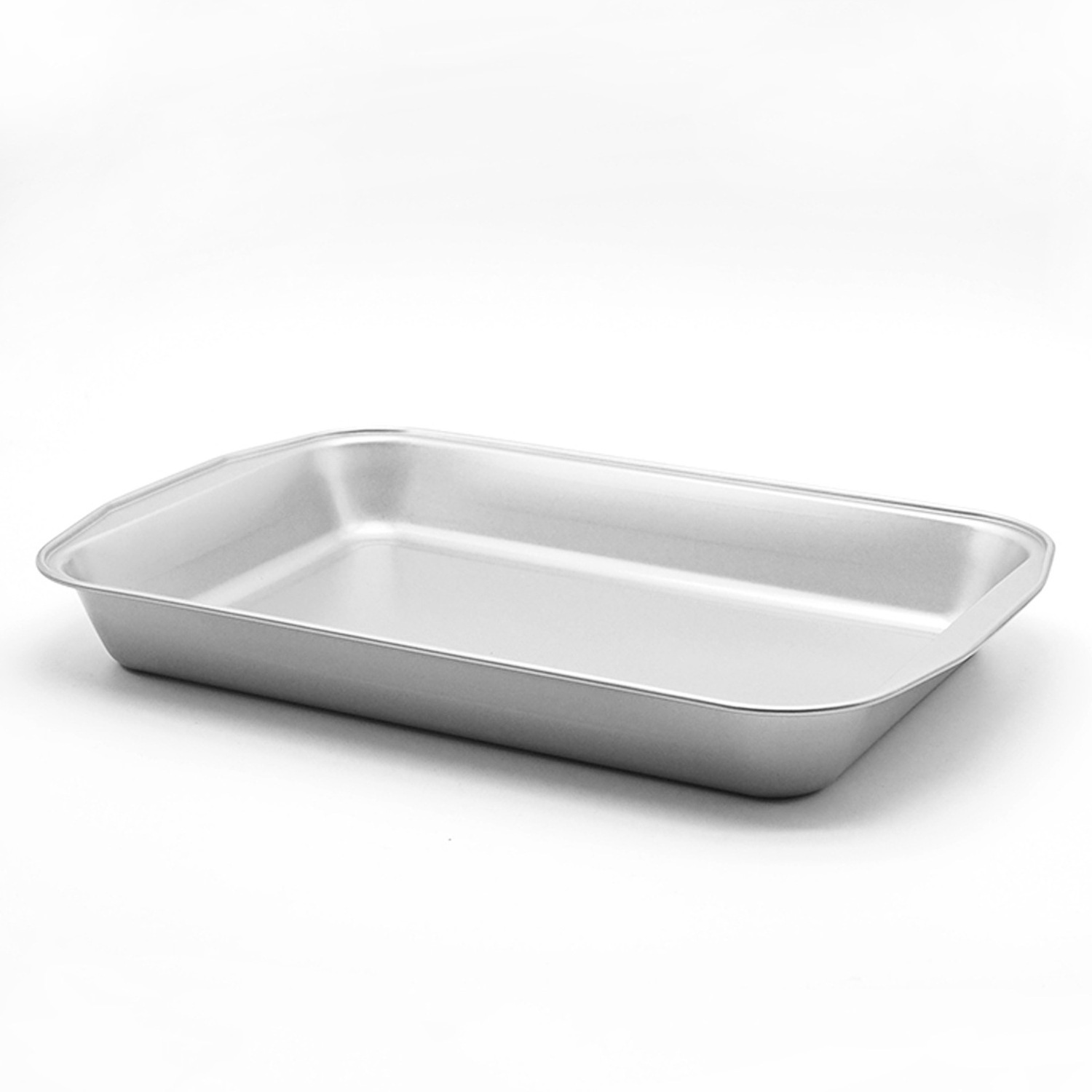 Suitable for large oven LFGB 14.5 inch thick silver carbon steel non-stick baking pan roast Turkey and duck roasting pan