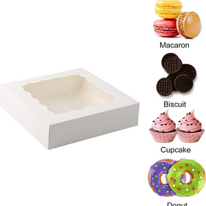 Custom Pastry Box Packaging Pie Doughnut Biscuit Chocolate Strawberry Packaging Boxes For Food And Pastries