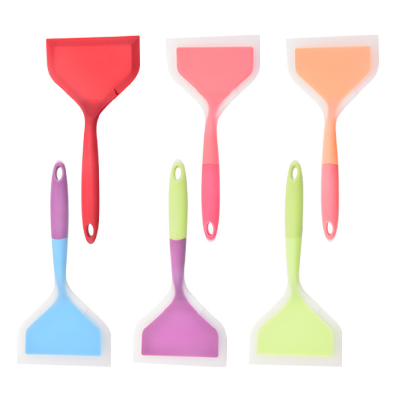 wholesale silicone frying spatula Translucent tamagoyaki spatula kitchen utensils