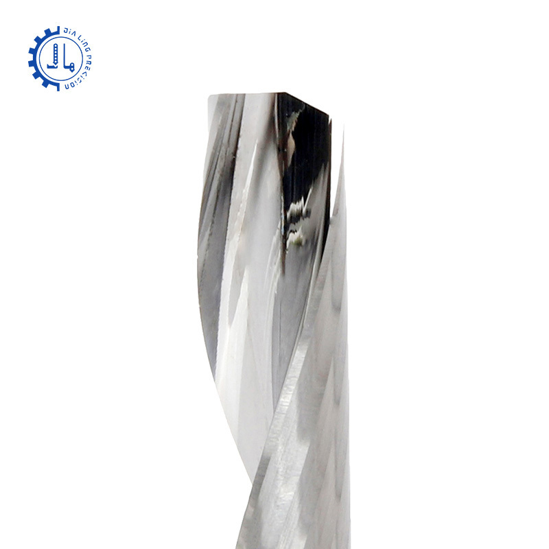 Aluminum End Mill 3.175mm-10mm CNC Endmill Carbide Spiral Bits Single Flute End Mill For Aluminum