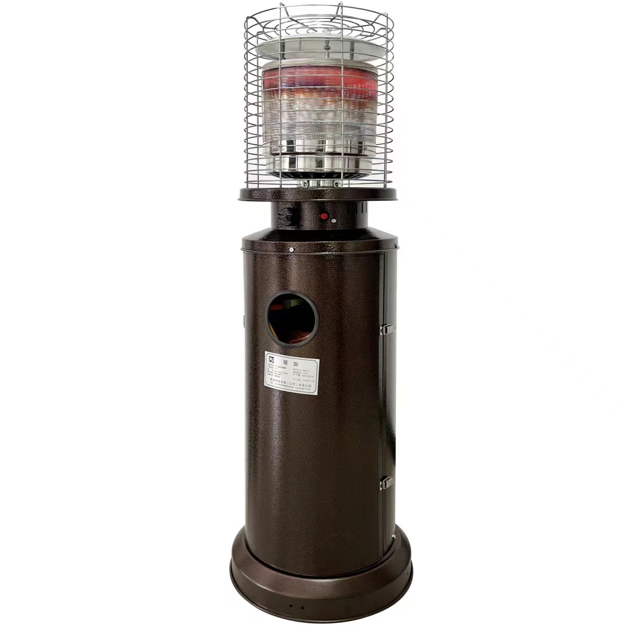 Umbrella Outdoor Heater 46 000 BTU Gas Patio Heater with Wheels Silver Steel Power Color Feature Material Origin Type Total Yoou