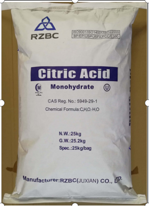 Food Grade citric acid monohydrate Citric Acid Powder weifang ensign Citric Acid Price Wholesale