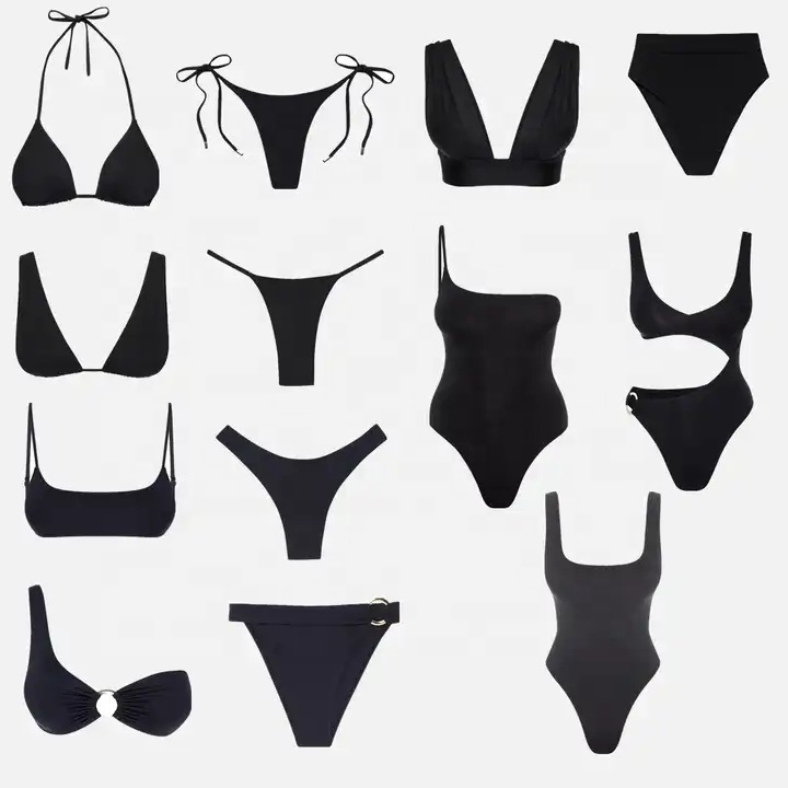 Hot Sale Three Piece Beach Casual Bikini Set Designer Swimwear Thong Bikini Set Swimwear Beachwear Micro Mini Bikini