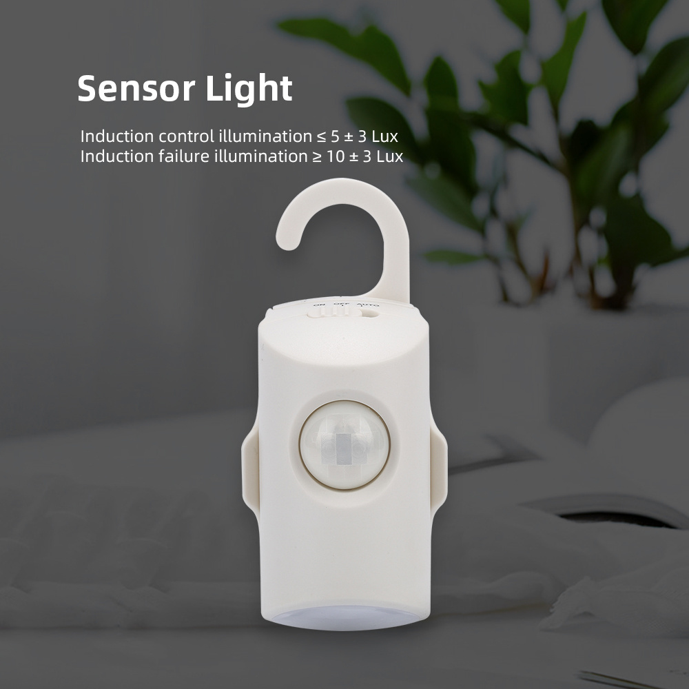 Led Bedside Lamp 3*AAA Batteries Powered Human Body Sensor Light Motion Sensor Led Night Light