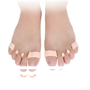 Hot Selling  Gel Super Soft Foot Care Dailly Use Hallux Valgus Correction Five Toe Separators