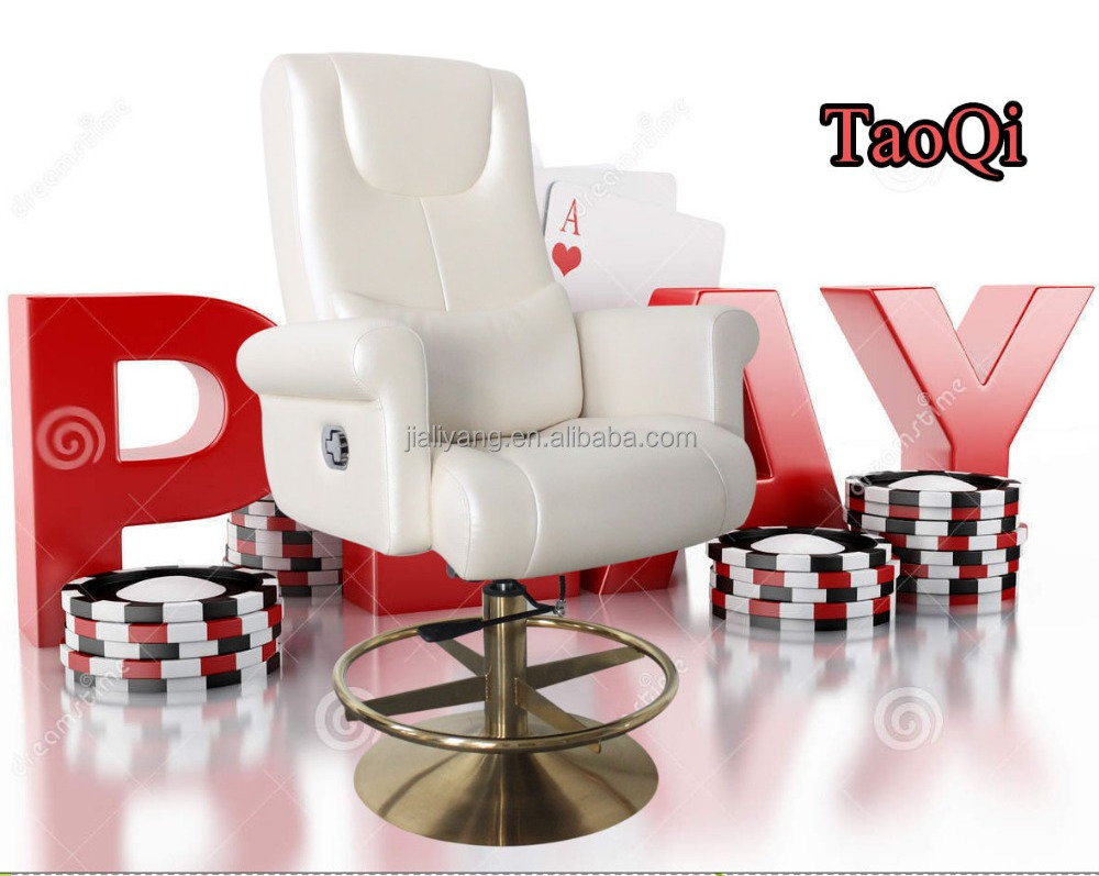 VIP Casino slot chair new design stainless steel casino bar chair cheap used bar stools L-K922