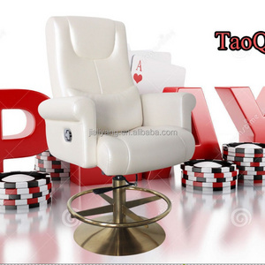 VIP Casino slot chair new design stainless steel casino bar chair cheap used bar stools L-K922