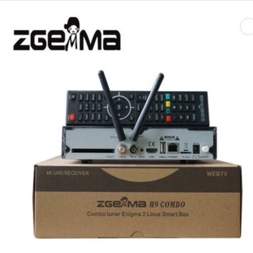 ZGEMMA H9 Combo with CI+ DVB-S2X+DVB-T2/C Dual WIFI Enigma2 Linux 4K Ultra HD 2160p Combo Satellite TV Receiver