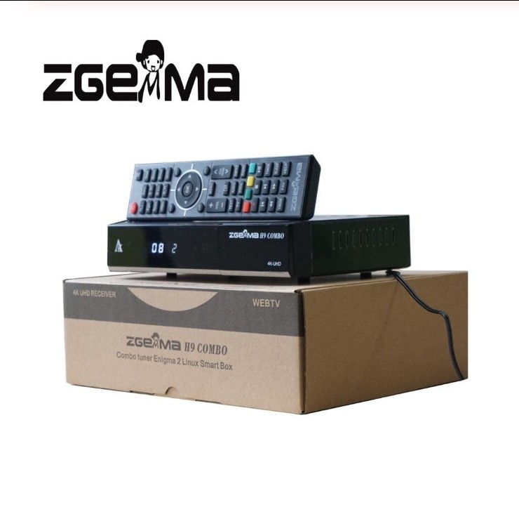 ZGEMMA H9 Combo with CI+ DVB-S2X+DVB-T2/C Dual WIFI Enigma2 Linux 4K Ultra HD 2160p Combo Satellite TV Receiver