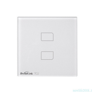 BroadLink TC2 2 Gang Smart Wall Switch Intelligent Socket Wireless electric Switch touch Panel Wifi light switch with led light