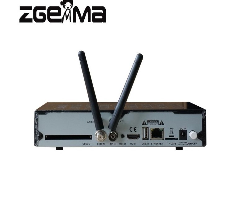 ZGEMMA H9 Combo with CI+ DVB-S2X+DVB-T2/C Dual WIFI Enigma2 Linux 4K Ultra HD 2160p Combo Satellite TV Receiver