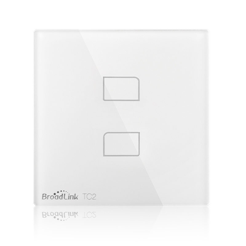 BroadLink TC2 2 Gang Smart Wall Switch Intelligent Socket Wireless electric Switch touch Panel Wifi light switch with led light