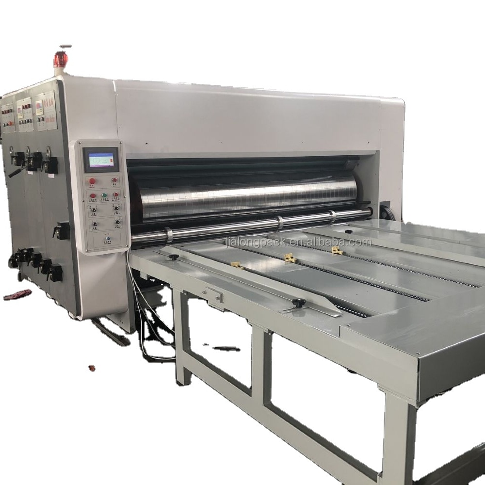 Flexo Semi Automatic Carton Printer Corrugated Cardboard Printing Slotting Die Cutting Machine