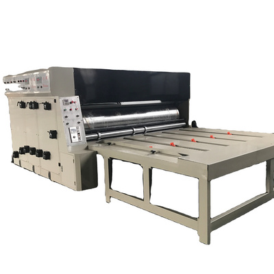 Flexo Semi Automatic Carton Printer Corrugated Cardboard Printing Slotting Die Cutting Machine