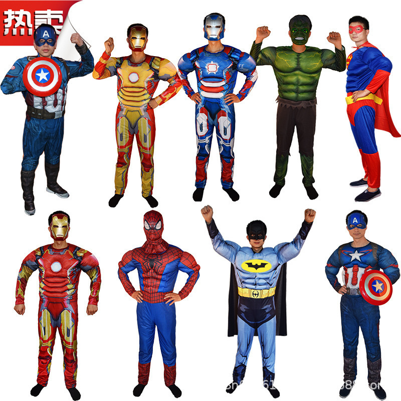 Bodysuit Tight Birthday Party Role play Jumpsuit Movie TV Halloween Boys Marvel Heroes Cosplay Iron Man Costume for Kids