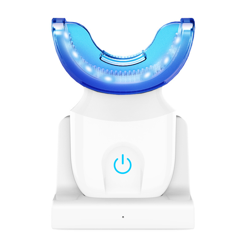 2021 LED Wireless rechargeable home whitening tooth kit blue led light tooth whitening