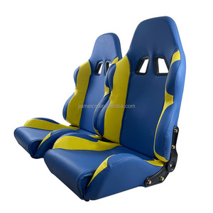 Blue-yellow color using good material racing seat