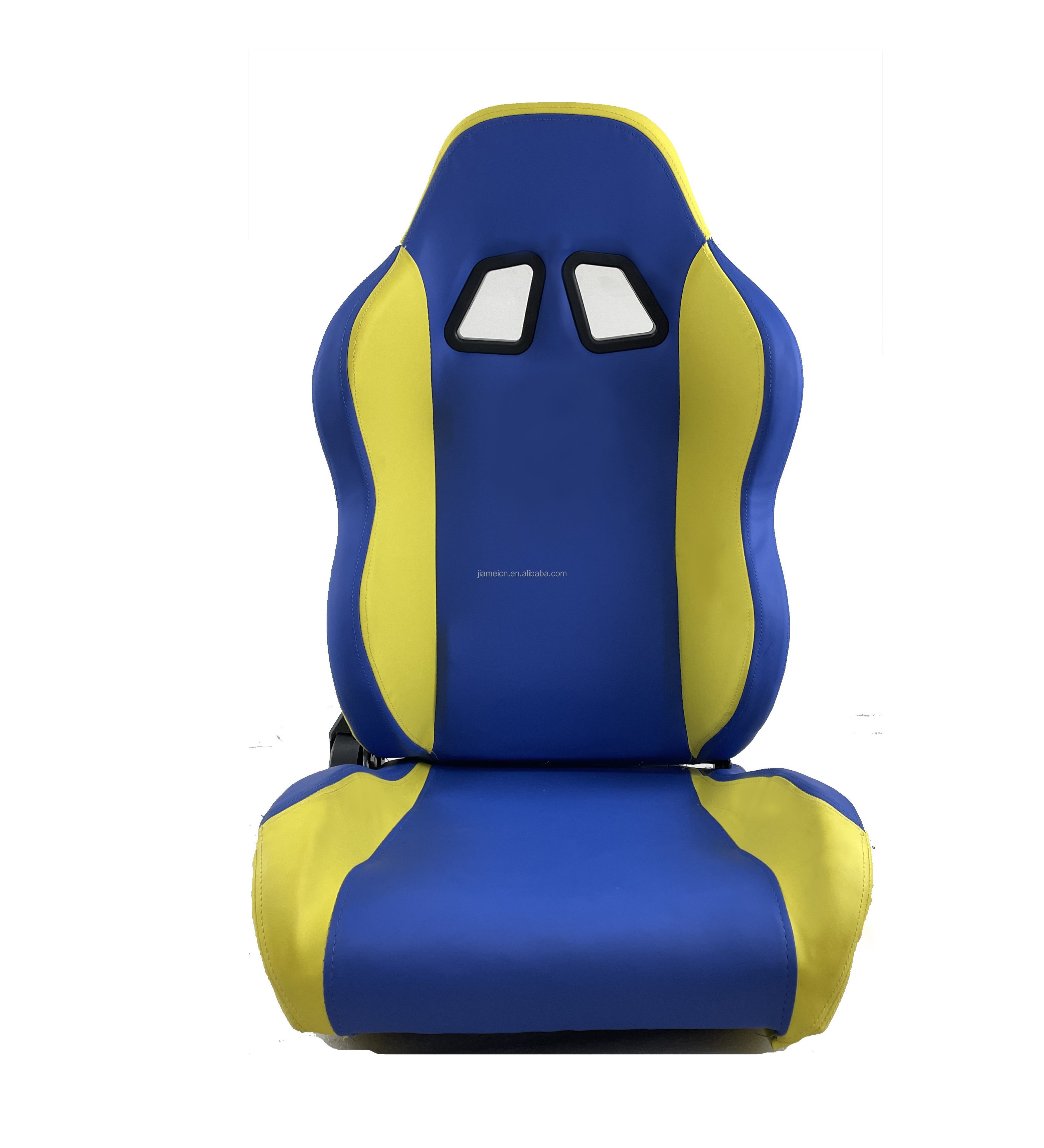 Bright color matching go kart seat racing seat with slide rail