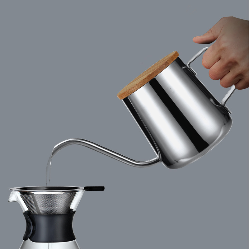 2023 Amazon hot selling stainless steel coffee carafe Pour over coffee pot