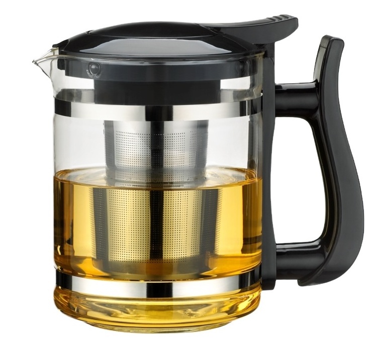 Wholesale price tableware glass tea kettle tea pot with infuser