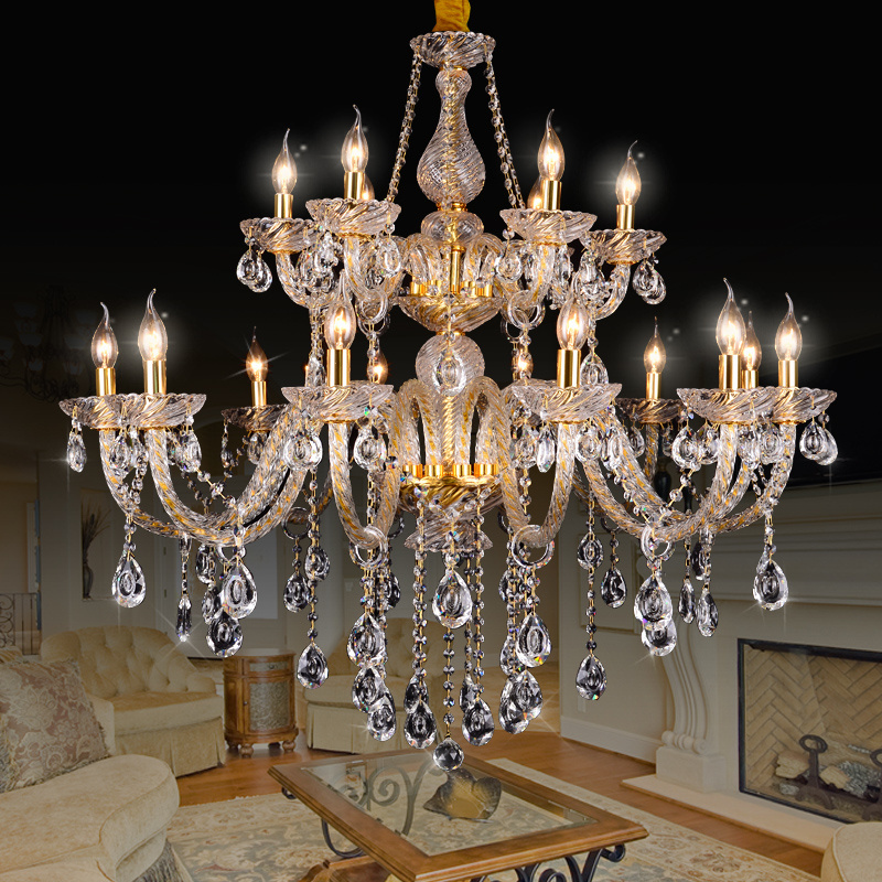 High quality  crystal chandelier modern minimalist living room bedroom lamp beauty salon wedding decoration lighting