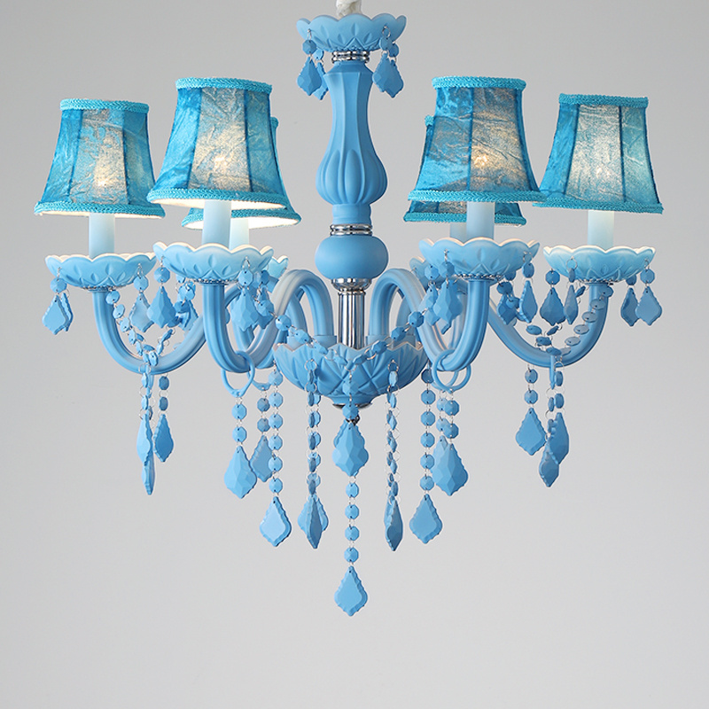 Best Selling Worldly K9 Colorful Crystal Chandelier Lamps Fixture Ceiling Light Chandeliers Pendant Lights for Kids Living Room