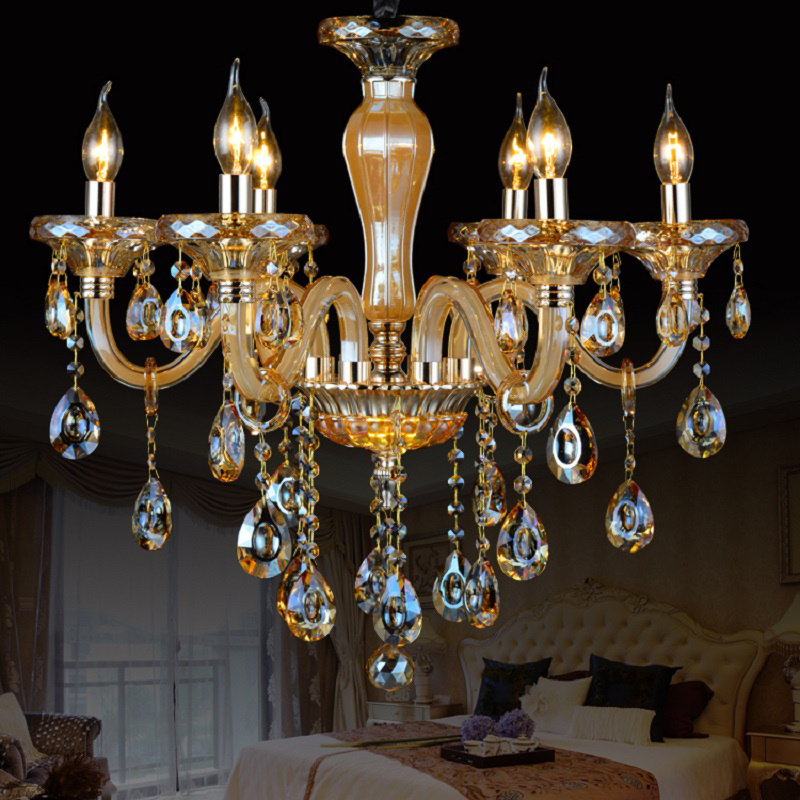 Modern Luxury Crystal Chandelier Living Room Lamp lustres de cristal indoor Lights Crystal Pendant lamps