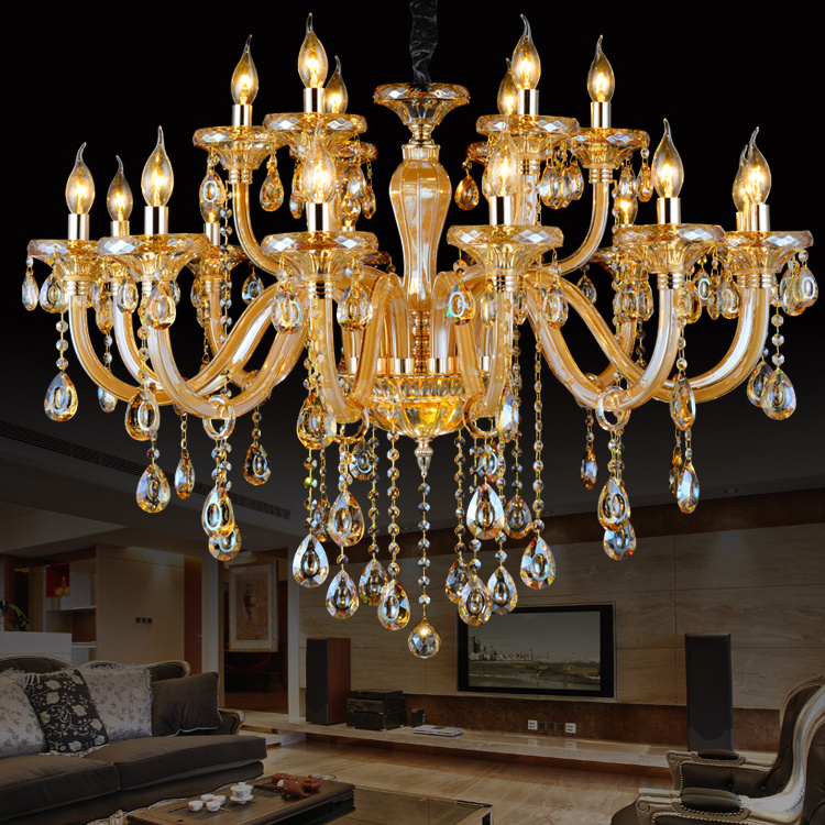 Modern Luxury Crystal Chandelier Living Room Lamp lustres de cristal indoor Lights Crystal Pendant lamps