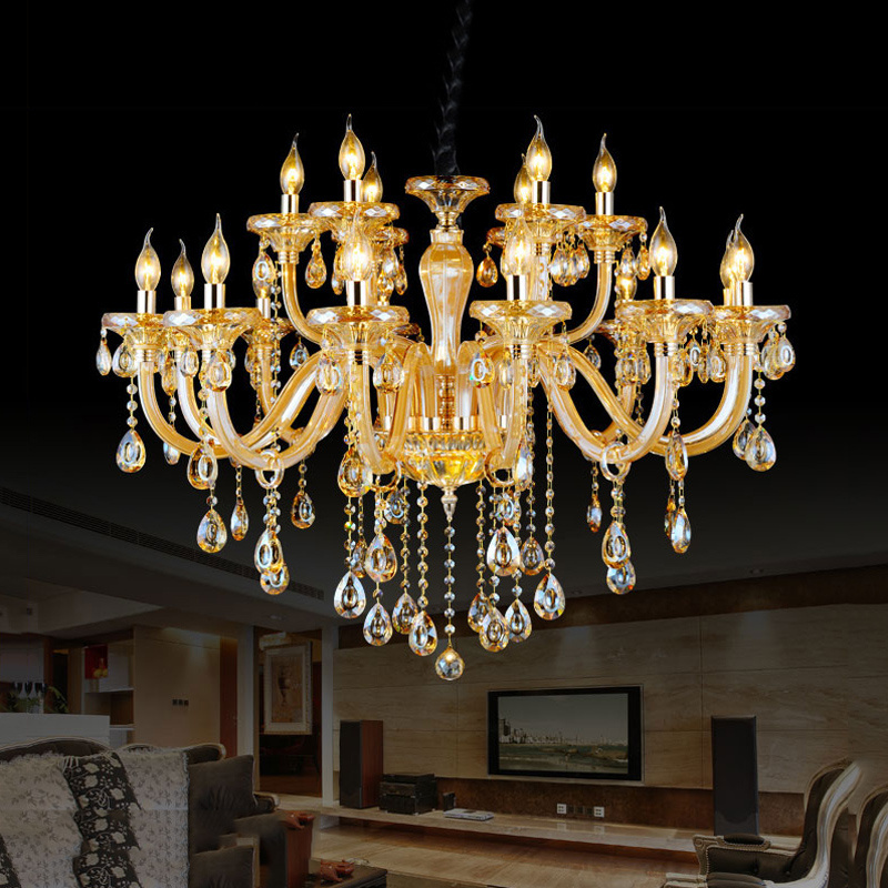 Modern Luxury Crystal Chandelier Living Room Lamp lustres de cristal indoor Lights Crystal Pendant lamps