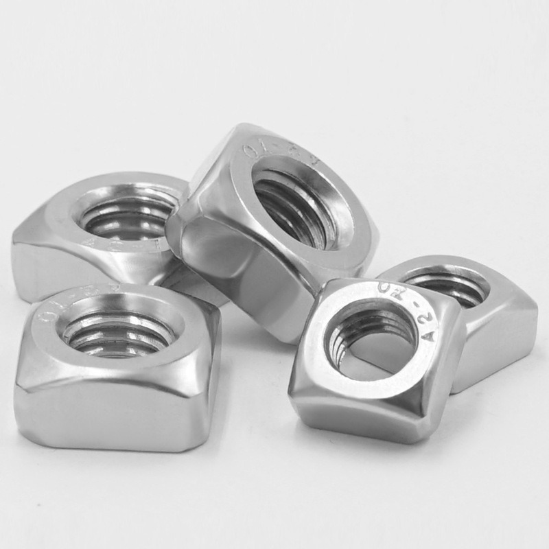 Industrial use M3 M4 M5 M6 Square Nut Stainless Steel Nut