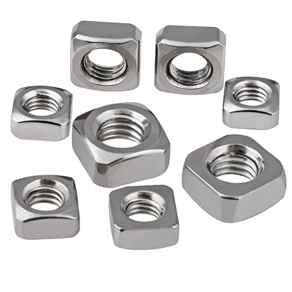 Industrial use M3 M4 M5 M6 Square Nut Stainless Steel Nut