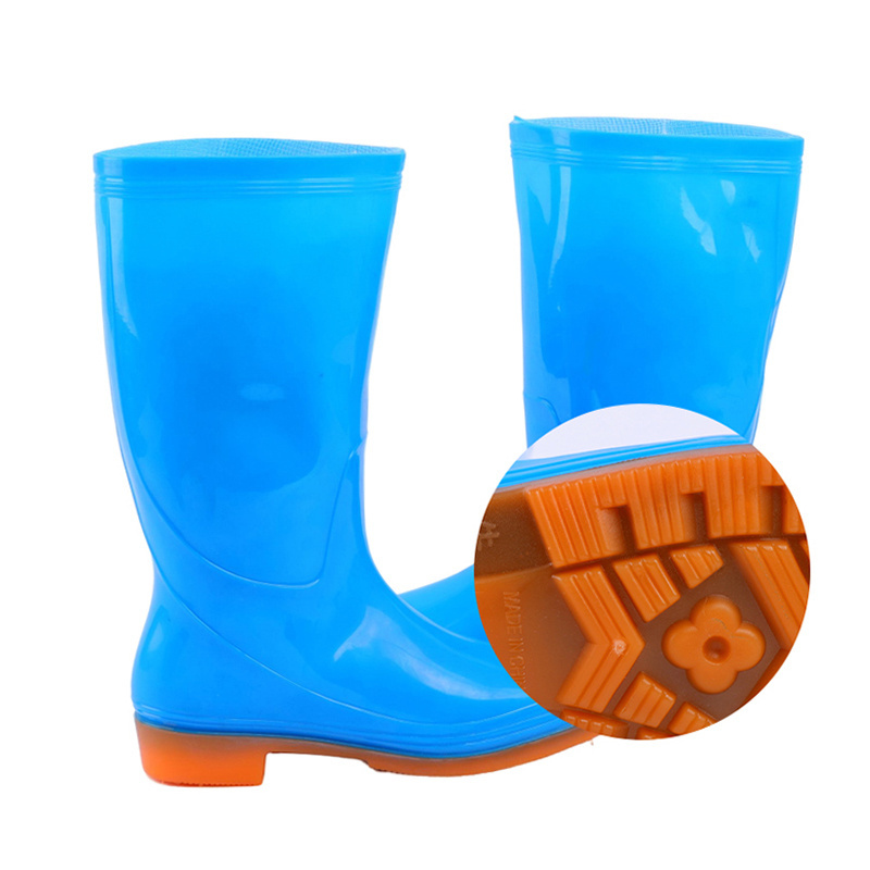 Woman Pvc Rain Boots Waterproof Rubber Gum Boots For Outdoor Work