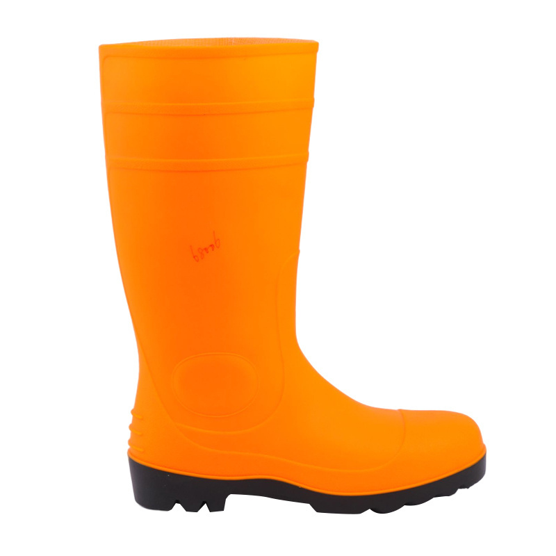 Sales Oil Slip Resistant Construction Site Pvc Rain Boots Gumboots For Work