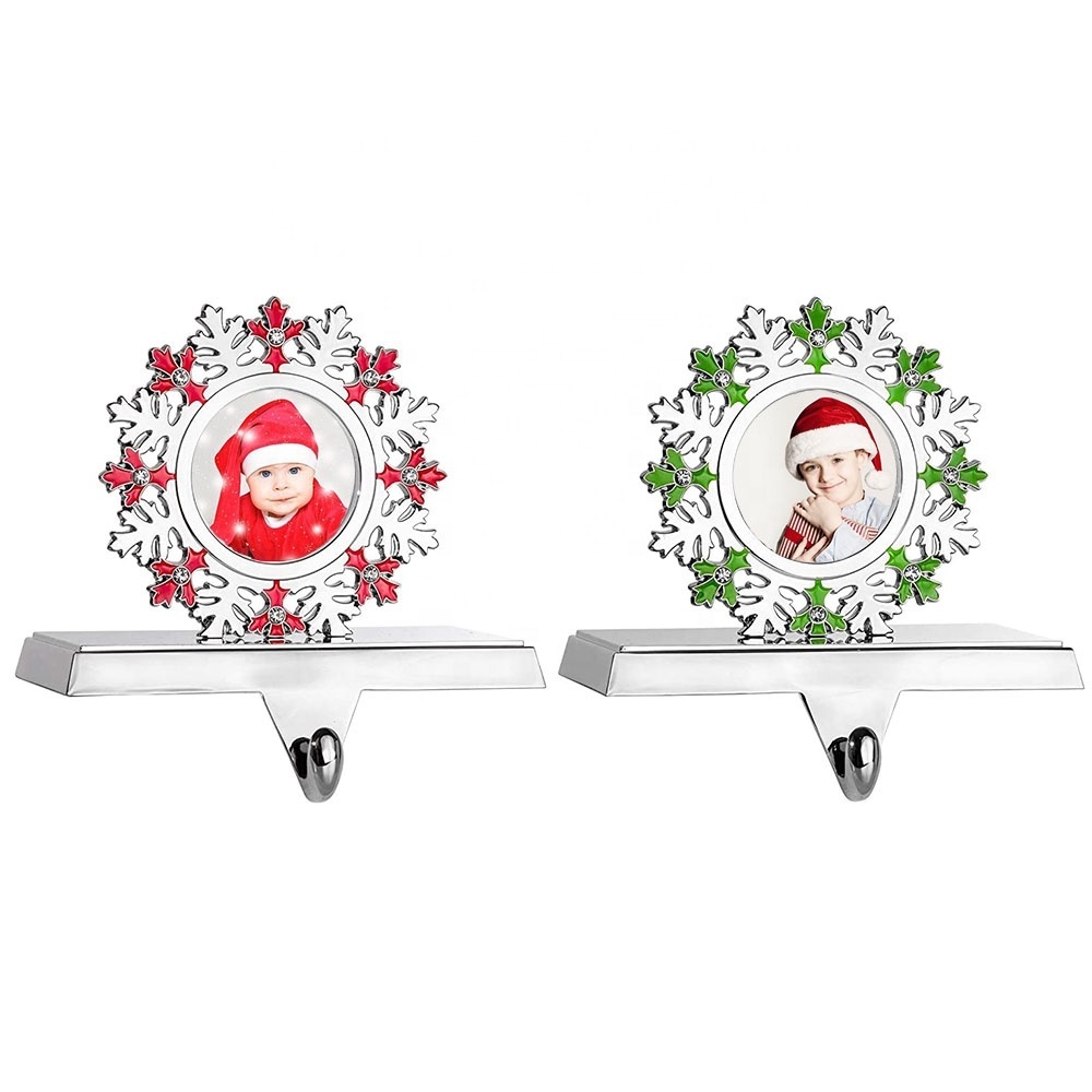 wholesale Stoking Holder modern vintage Christmas stylish vintage customized logo print designer photo frame Stocking Holder