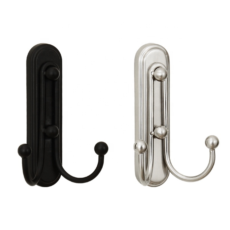 Furniture Hardware Coat Hanger Bathroom Clothes Display Towel Coat Hooks Metal Wall Shower Hook for Hanging