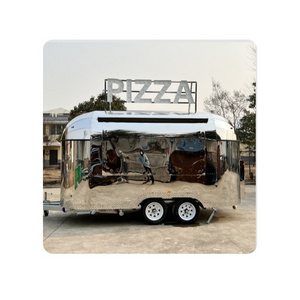 Food trailer mobile kitchen New Style Custom Pattern Mobile Pizza Burger Food Truck Ice Cream Crepe Vending Concession Trailer