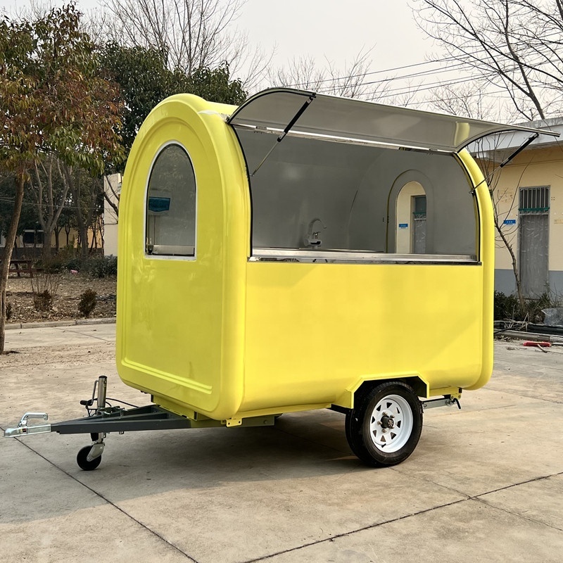 most fashionable food trailer fast food truck for Sale Fruit and Vegetables Vehicle