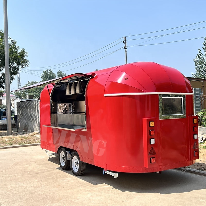 commercial street bbq food cart food vending push carts with umbrella