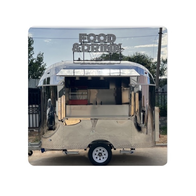 Stainless Steel Bus Deep Fryer New World FASHIONDRIVING hot sale big wheel food truck trailer / truck food /fast food truck