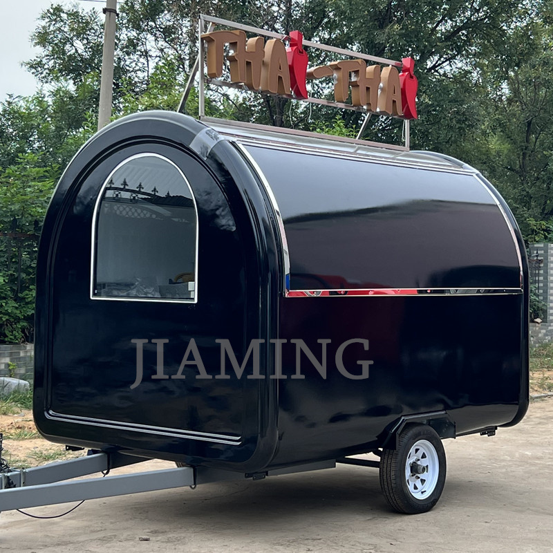 Mobile Burger Popcorn Vending Trailer Mobile Snack Cart For Sale