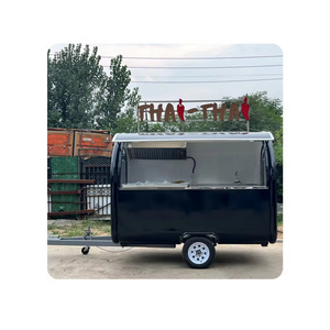 Mobile Burger Popcorn Vending Trailer Mobile Snack Cart For Sale