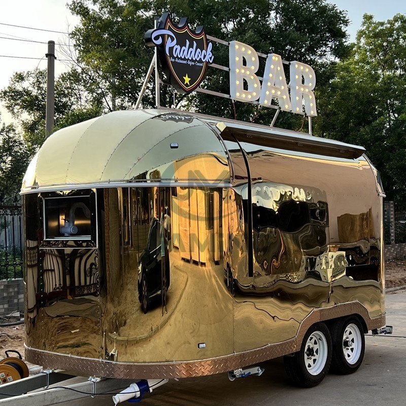 Factory Supply Coffee Cart Mobile Barber Shop Boutique Trailer