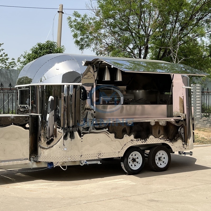 American Popular Street Outdoor Customized Tornado Potato Food coffee carts / mini food truck