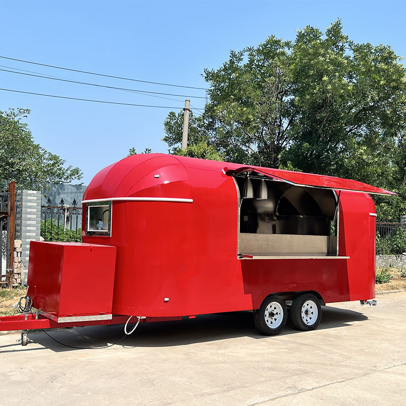 Best Selling   ice cream cart  hot dog cart coffee kiosk mobile food truck with full kitchen catering trailer