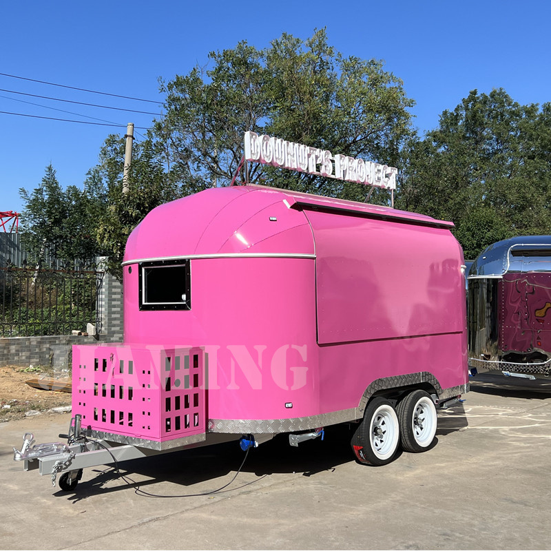 Food Custom Food Trucks Coffee Shop Trailer For Sale